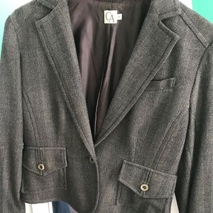 CA One button brown stripe trailblazer